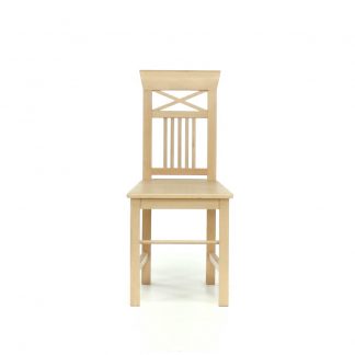 Rustikální židle v bílém vosku Svět pokladů