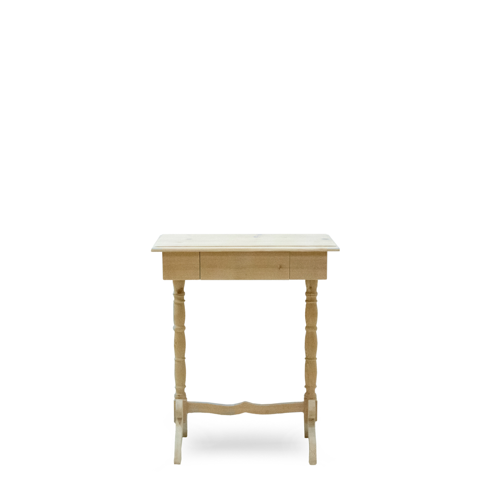 Odkládací stolek bez povrchové úpravy