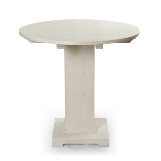 bílý repasovaný stolek z masivu Svět pokladů