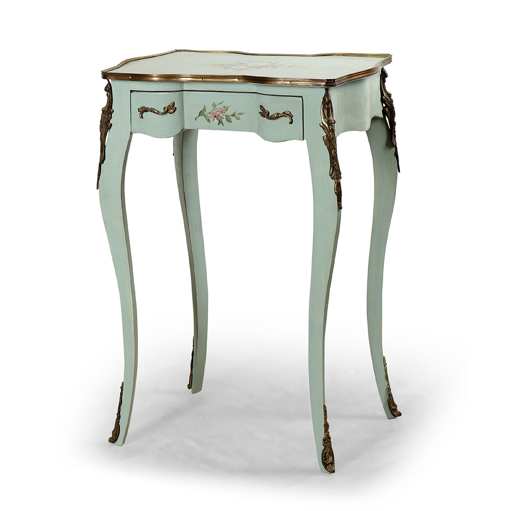 Malovaný psací stolek - replika originálu z období Ludvíka XVI