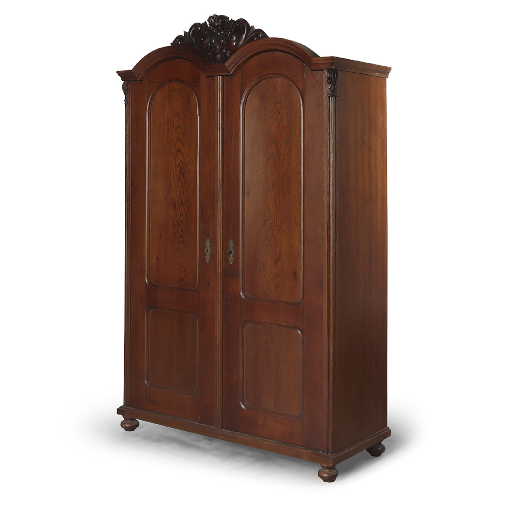 IDZ387c Dvoudveřová šatní skříň z masivního dubového dřeva Dvoudveřová šatní skříň z masivního dubového dřeva