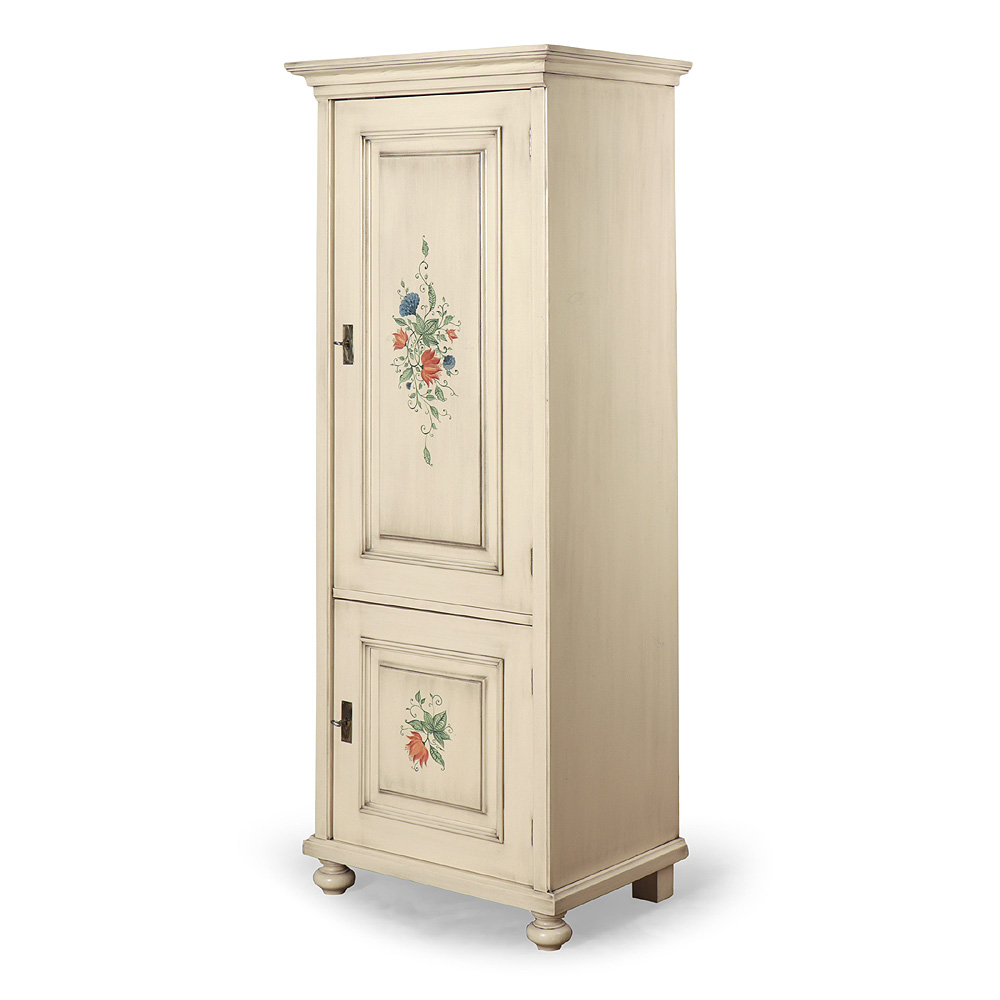 IDZ391c Jednodveřová malovaná skříň s vnitřními policemi Jednodveřová malovaná skříň s vnitřními policemi